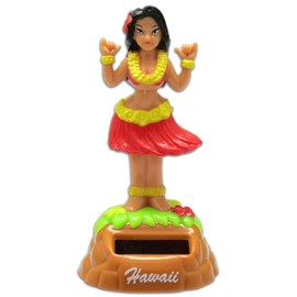 Shaka Hula Girl Solar Dashboard Doll