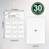 30 Bridal Shower Game Cards - Trivia BRIDE & GROOM,