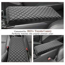 SKTU 2025 2026 Camry Center Console Cover for 2025 2026 Toyota Camry Armrest Cover 2025 2026 Camry (LE/SE/XLE/XSE) Seat Box Cover Toyota Camry 2025 2026 Accessories 2025 2026 Camry Hybrid Armrest Pad