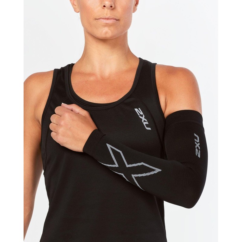 2XU Compression Flex Arm Sleeve - X-Large - Black/Grey