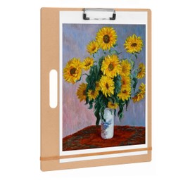 TX liteart Drawing Board - 14" x 17.8" Sketch Board with Handle for Drafting Art - Portable Clipboard for Class or Studio Fit in Artists Tote