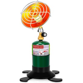 Portable Propane Heater for Camping, Outdoor Small Space Patio Heater with Contr
