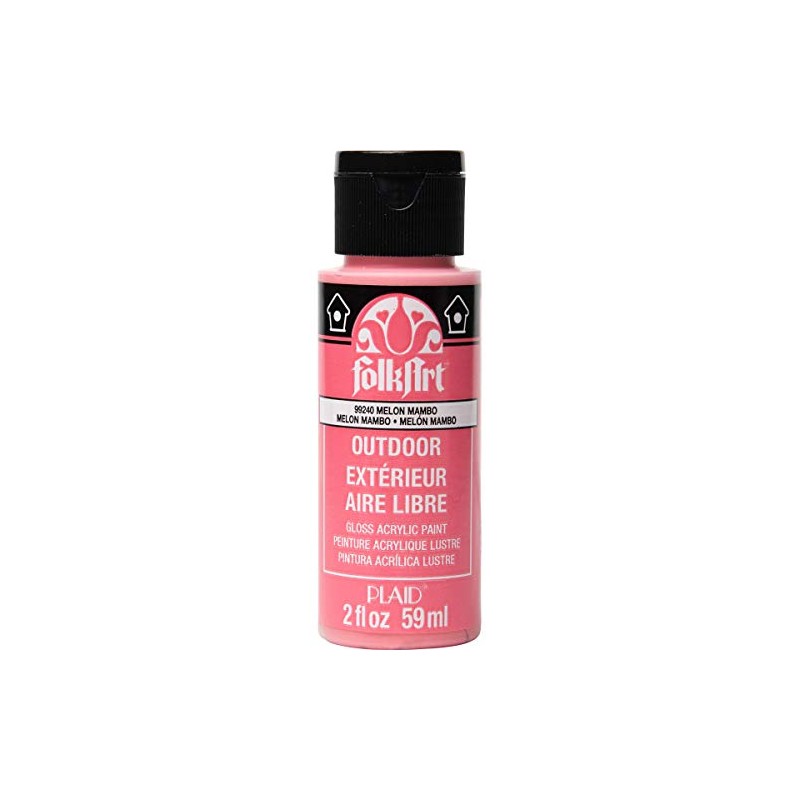 Folkart Acrylic Paint, Melon Mambo, 2oz