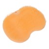 Foot Scrubber Massager with Suction Cups Orange Soft Foldable Shower