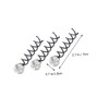 Baluue 3pcs Spiral Hair Pin Clip for Women Chic Bun