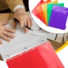 Tabanzhe 5 Part Plastic Folder Dividers,Multi-Colour Folder Dividers,Fits for Most