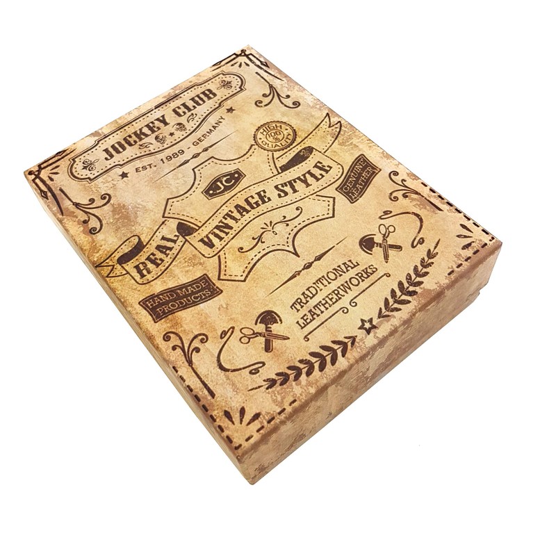 Jockey Club Genuine Buffalo Full Leather Wallet with RFID Protection,