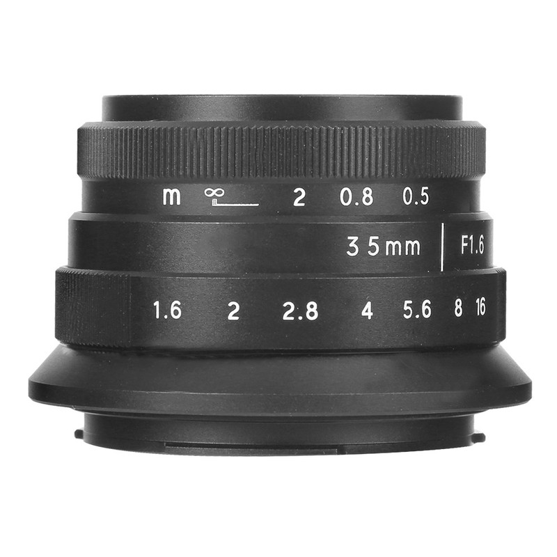 NEWYI 35mm F1.6 Mark II Optical Glass Large Aperture Fixed