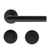 ck-türbeschläge New Orleans Door Handle Set Matt Black for Room