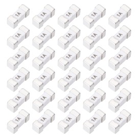 MECCANIXITY 30Pack 125V 1A Surface Mount Device Fuse, One Time Fast Acting Surface Mount 1808 Square Ceramic Fuses for LED Lighting Battery Devices Telecom System Over Current Protection
