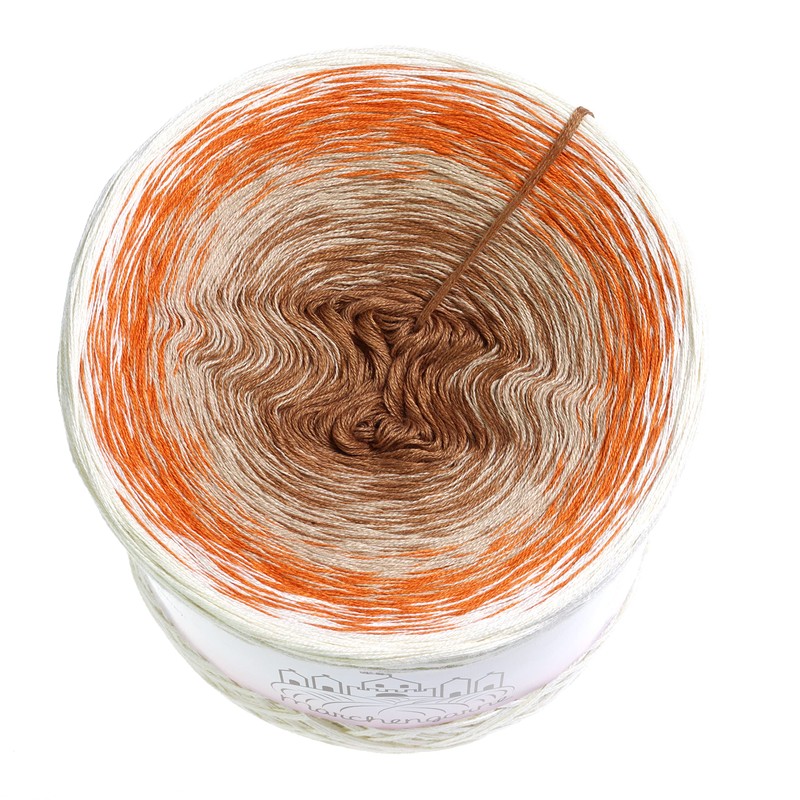 LiLu's gradient yarn, desert sky mocha, exterior, 4-ply, 400 g/1520