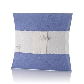 Biodegradable Cremation Ashes Urn - Suitable for Water Burial - Mini Size - JOURNEY EARTHURN Pillow urn Water cremation (Aqua)