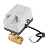 Motorized Ball Valve Electrical 2 Way Normally Open Manual Automatic