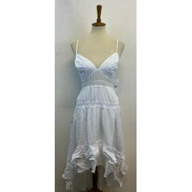 Scully Women's Cantina Mercy Spaghetti Strap Dress White Size Large -