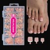 Puntas para uñas de los pies cortas y cuadradas, 12