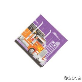 CARS & TRUCKS BEVERAGE NAPKIN - Party Supplies - 16 Pieces