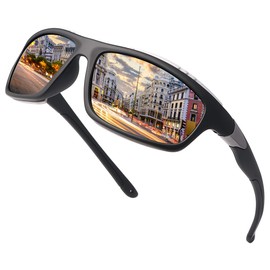 MIRYEA Polarized Outdoor Sports Sunglasses for Men Women 100% UV400 Protection Glasses Superlight Unbreakable Shades Cycling Running Driving Fishing Hiking Floating Golf Baseball Motorcycle Eyewear