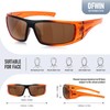 Ofwin Polarized Sports Sunglasses for Men Women Unbreakable Frame Cycling