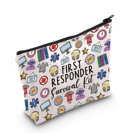 MEIKIUP 911 Dispatcher Gift 911 Dispatcher Survival Kit with Zipper for Coworker 911 Operator First Responders Thank You Gift (911 Dispatcher bag)