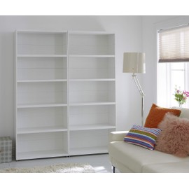 d-c-fix 346-0011 Decorative Self-Adhesive Film, Glossy White, 17" x 78" Roll