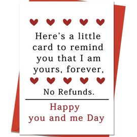 Mcduldul Happy Anniversary Cards for Women Men Husband Wife | Valentine Day Gifts for Him Her