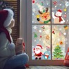 9 Sheets Christmas Window Stickers,PVC Static Snowflake Window Decals,207PCS Xmas