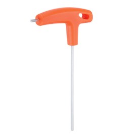 QUARKZMAN T-Handle Hex Key 3 mm Metric CR-V T-Key Allen Key Wrench Repair Tool for Automotive and Household Maintenance, Orange