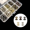 150 Sets Chicago Screws Binding Screws, M5 x 6/8 mm