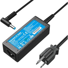 Cargador Laptop HP, Cargador de 45W Laptop para HP Pavilion x360 11 13 15;Spectre x360 Stream 13 11 14; TouchSmart 11 13 15; Elitebook Folio 1040 G1；19.5V 2.31A (4.5mm x 3mm)