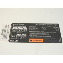 Eaton Fuller 4300764 Diagram