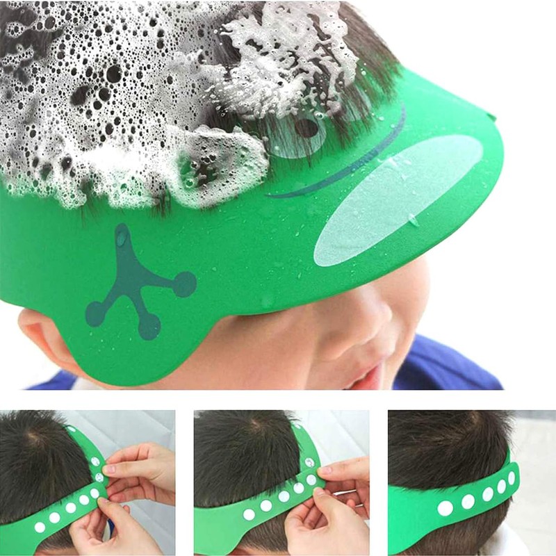 XBFOCNH 2 x Shower Cap, Children's Baby Shower Cap, Baby