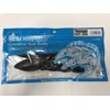 HIDEUP Worm Stagger Wide Hog 4" #109 Black Solid