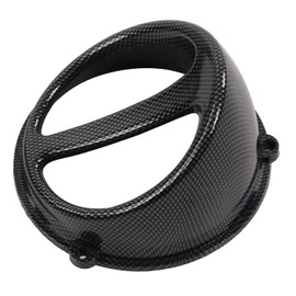 Motorcycle Air Shovel Engine Cooling Fan Cover Carbon Fiber Style Blade Cover ABS Replacement for GY6 125CC 150CC 152QMI 157QMJ Autocycle Accessories