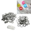 100 Sets Blank Button Badge Parts Set Round Shape Rust