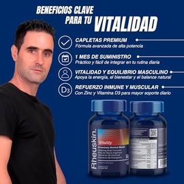 Vitality 3 Pack (Raíz de Maca + Ginseng Rojo Coreano Rg3 + Extracto de Guaraná + L-Arginina + Semilla de Fenogreco) 90 Cápsulas de 860 mg cada una, So