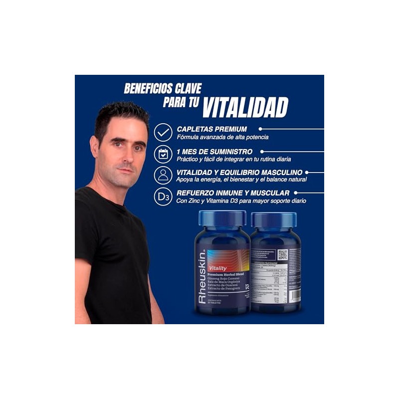 Vitality 3 Pack (Raíz de Maca + Ginseng Rojo Coreano