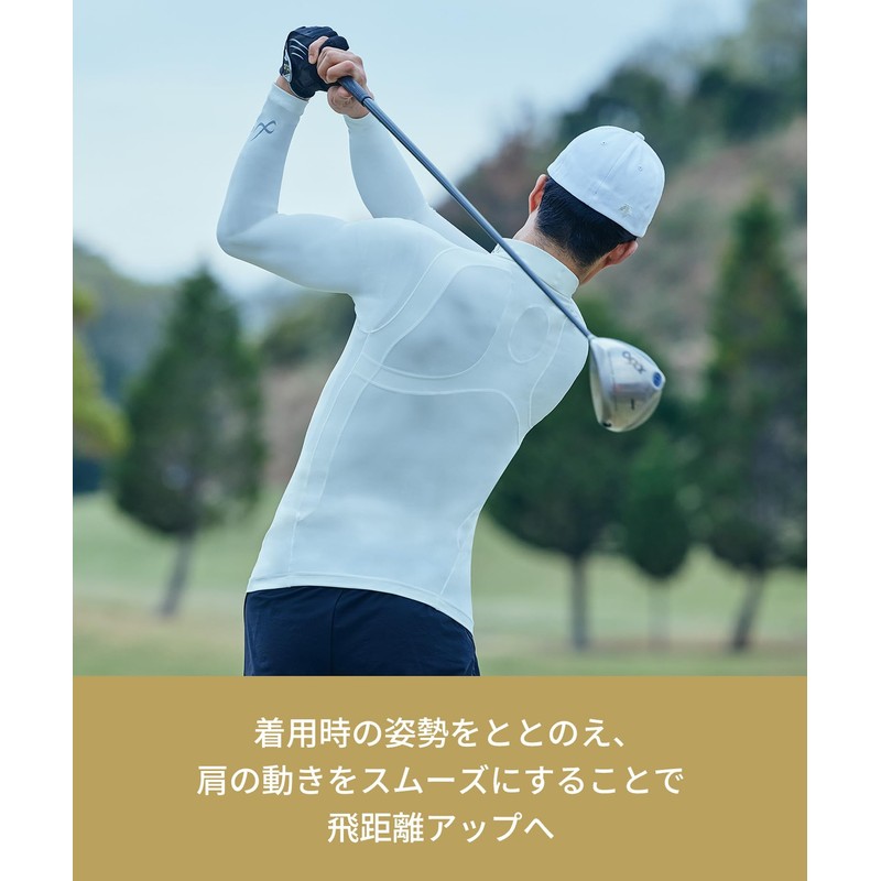 CW-X Men's JYURYU (Long Sleeve), Mesh Type, Sweat Absorbent, Quick