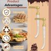2-Pack Gold Sauce Pump Dispenser for 64 oz Bottles -