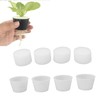 100 Set Hydroponic Grow Baskets Sponges Circular Planting Baskets Plant