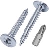 (Pack of 100) Zinc Plated Steel 4.2 x 32mm Wood