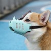Silicone Pet Muzzle, Soft Breathable Mouth Cover for Small Medium