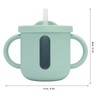 Silicone Sippy Cups Double Handles Lightweight Toddler Training Cup with