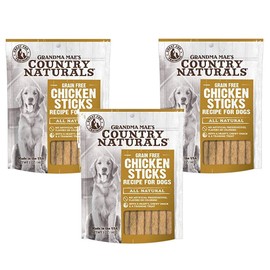 Grandma Mae's Country Naturals Grain Free Chicken Sticks Chewy Dog Treats, 5 Ounces (3 Pack)