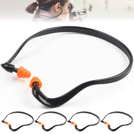 Yamobi 4 Pairs of Ear Plugs Ear Plugs with Foam Plugs, Ear Protection Work & Noise Protection Earplugs for Sleeping, Shooting & Construction Sites