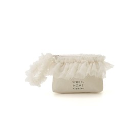 Snidel SHGG252205 Dot Tulle Pouch, IVR, Free size