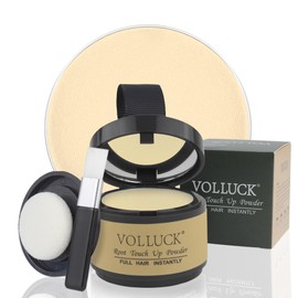 VOLLUCK Root Powder - Hair Powder Hairline Volume for Women and Men, Hair Thickening Hair Styling Powder Hairline Concealing as Waterproof Hair Makeup - 4 g (Light Gold)
