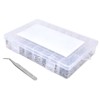 580Pcs Screws Nuts Washers Kit 304 Stainless Steel Cylindrical Head