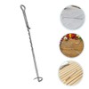 Outanaya Stainless Steel BBQ Meat Turner Hook with Heat Resistant