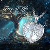AEONSLOVE Moonstone Necklace for Women Ladies Tree of Life Necklace