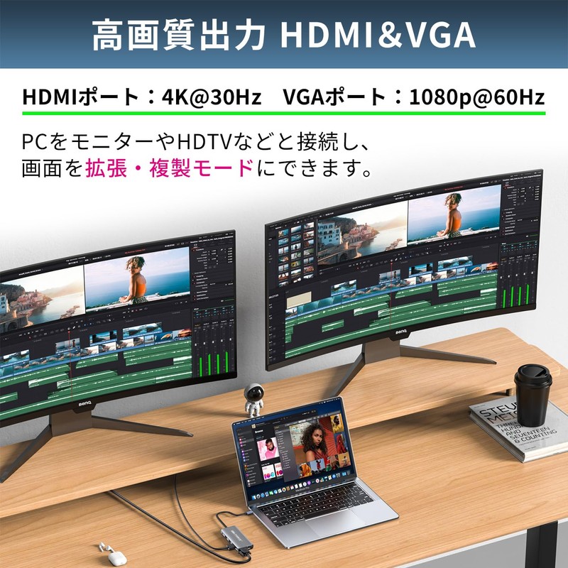 Reliable Japanese Company USB-C 5 in 1 Multi-functional Hub, 5